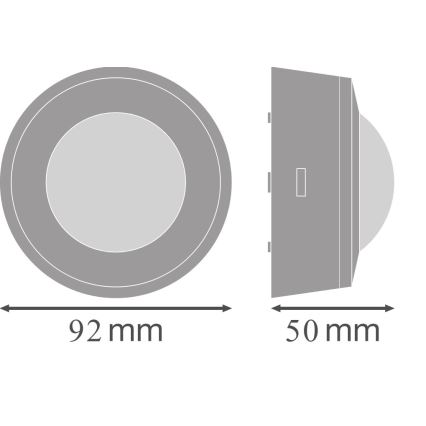 Osram - Infracrveni senzor pokreta 230V IP44 bijela