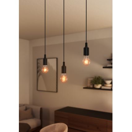 Osram - Kabel za napajanje PENDULUM BELL 1xE27/15W/230V crni