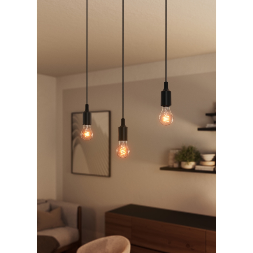 Osram - Kabel za napajanje PENDULUM BELL 1xE27/15W/230V crni