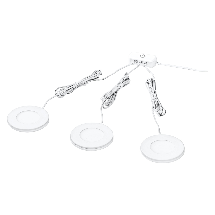 Osram - Komplet 3x LED svjetiljka za ispod ormarića UNDERCABINET LED/8,5W/230V 3000K bijela