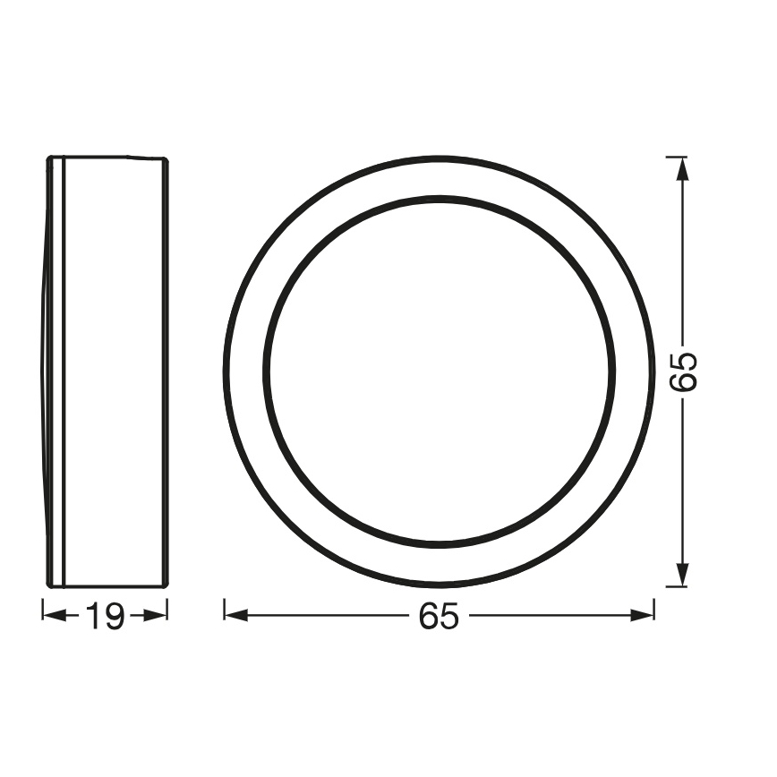 Osram - KOMPLET 3x LED svjetlo za ispod ormarića UNDERCABINET LED/3W/230V 3000K crno