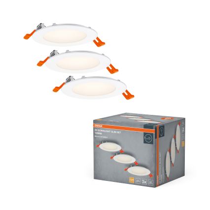 Osram - Set od 3 LED ugradnih svjetiljki SPOT LED/8W/230V 3000K Ø 12 cm bijele
