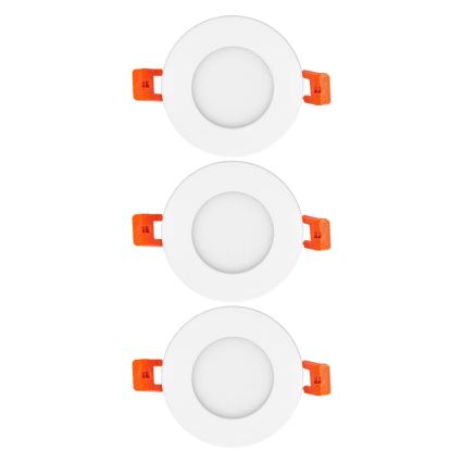 Osram - Komplet od 3 LED ugradnih svjetiljki SLIM LED/4,5W/230V