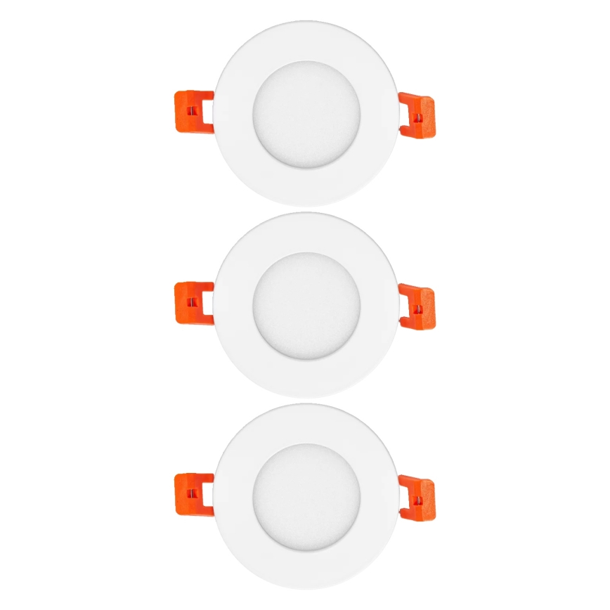 Osram - Komplet od 3 LED ugradnih svjetiljki SLIM LED/4,5W/230V
