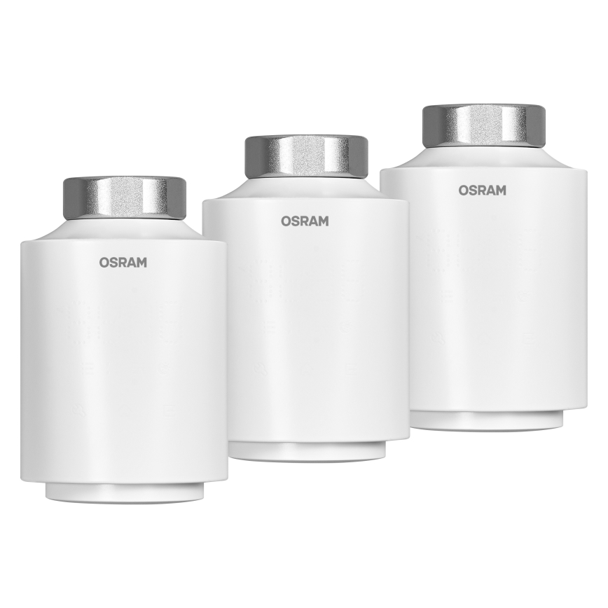 Osram - Komplet od 3 termostatskih glava SMART+ (3x AA) s Wi-Fi