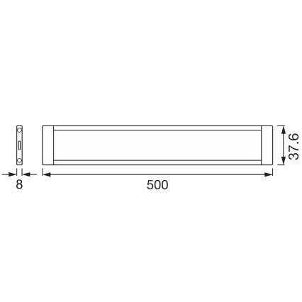 Osram - Komplet za proširenje prigušivo LED svjetlo za ispod ormarića LED/8W/24/230V 2700-6500K Wi‑Fi bijela