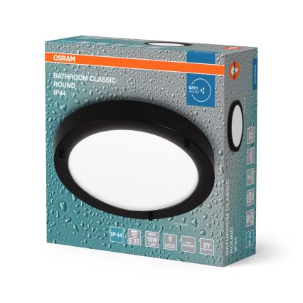Osram - Stropno svjetlo za kupaonicu BATHROOM CLASSIC 1xE27/15W/230V, promjer 31 cm, IP44
