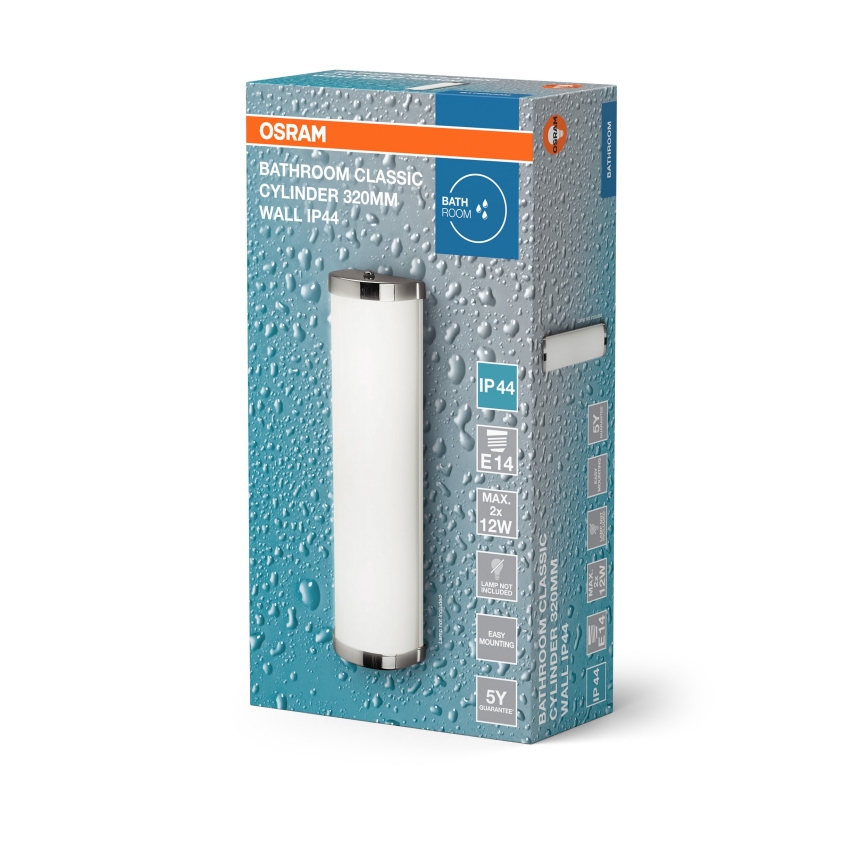 Osram - Zidno svjetlo za kupaonicu BATHROOM CLASSIC 2xE14/12W/230V IP44 sjajni krom