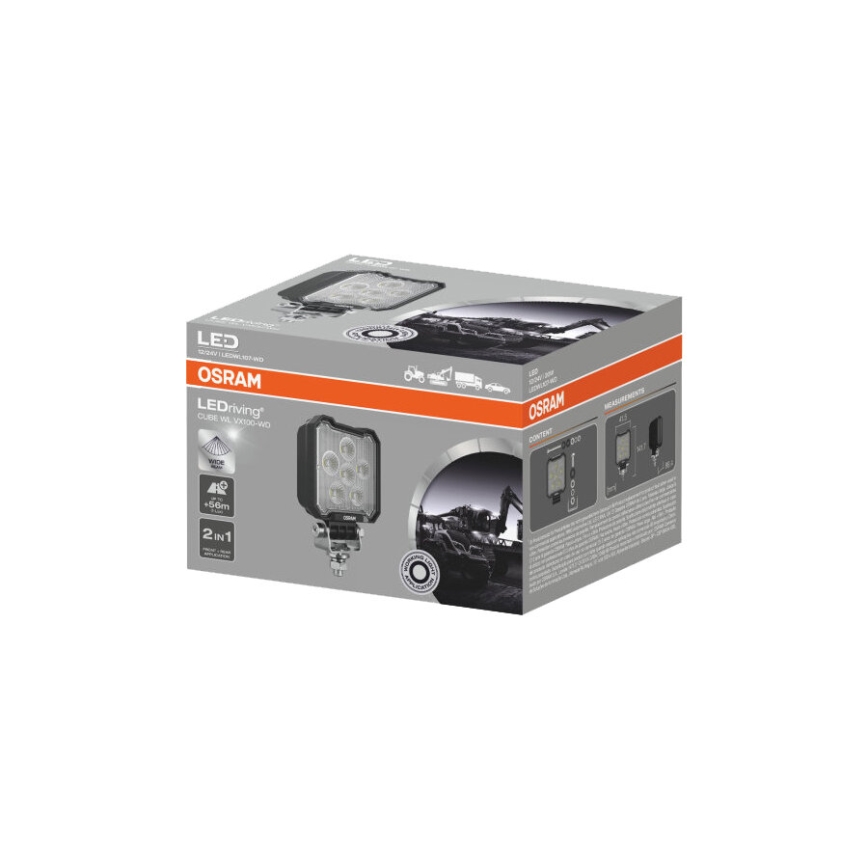 Osram - LED reflektor za automobil LEDRIVING WL VX100-WD LED/20W/12/24V IP69 6000K