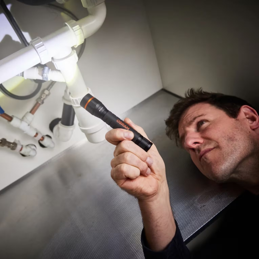 Osram - LED ručna svjetiljka s mogućnošću prigušivanja LEDINSPECT TORCH 350 ESSENTIAL LED/4W/2xAAA IP44