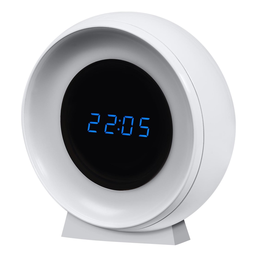 Osram - LED digitalni sat s pozadinskim osvjetljenjem NIGHTLUX LED/0,3W/5V 1000mAh 3000/4000/6500K bijela