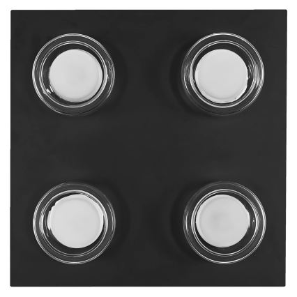 Osram - LED stropno svjetlo za kupaonicu ORBIS FLAME 4xLED/5,5W/230V 3000/4000K IP44 crna