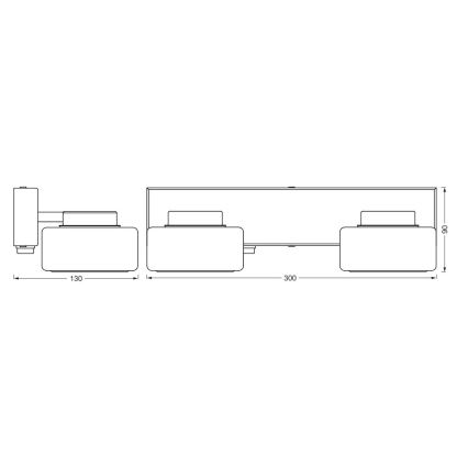 Osram - LED zidno svjetlo za kupaonicu ORBIS FLAME 2xLED/5,5W/230V 3000/4000K IP44 sjajni krom