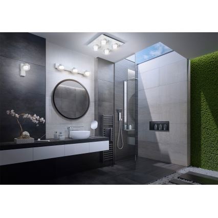 Osram - LED zidno svjetlo za kupaonicu ORBIS FLAME 3xLED/5,5W/230V 3000/4000K IP44 bijela