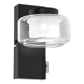 Osram - LED kupaonska zidna svjetiljka ORBIS FLAME LED/5,5W/230V 3000/4000K IP44 crna