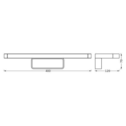 Osram - LED kupaonsko osvjetljenje za ogledalo DISC BAR LED/7W/230V 3000/4000K IP44