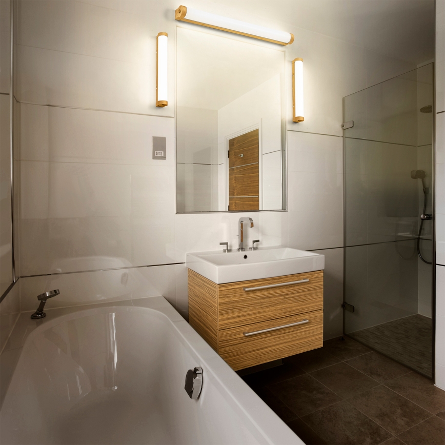 Osram - LED prigušivo osvjetljenje za kupaonsko ogledalo ORBIS TUBE LED/12W/230V 3000/4000K 60 cm IP44 smeđa