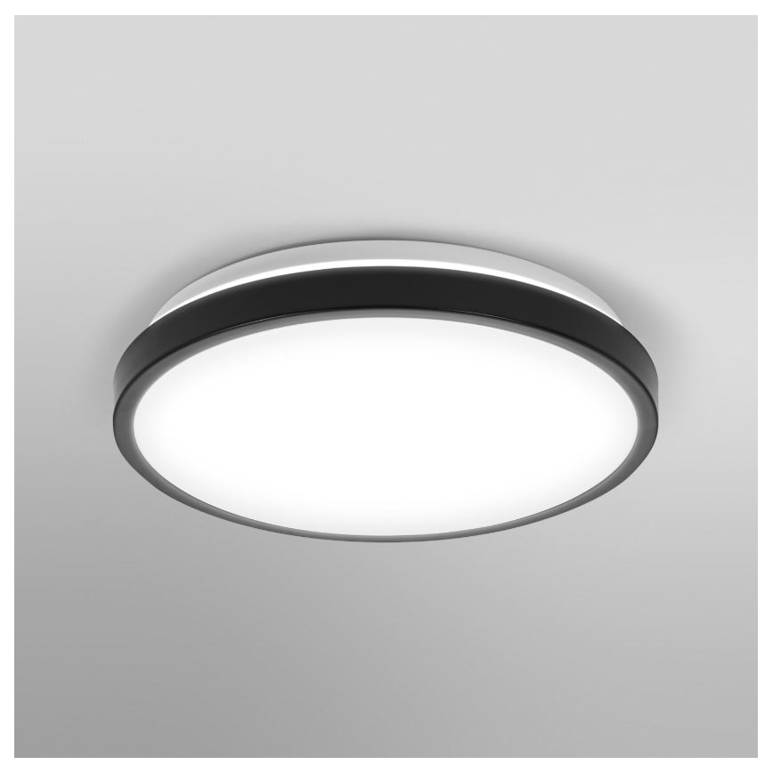 Osram - LED kupaonsko stropno svjetlo DISC LED/18W/230V 3000/4000K Ø 30 cm IP44 crno