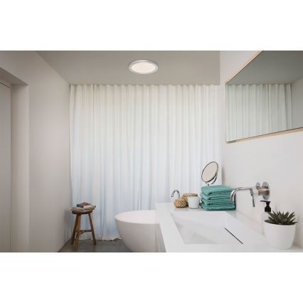 Osram - Kupaonsko LED stropno svjetlo ORBIS DISC LED/22W/230V 3000/4000K Ø 30 cm IP44 matni krom