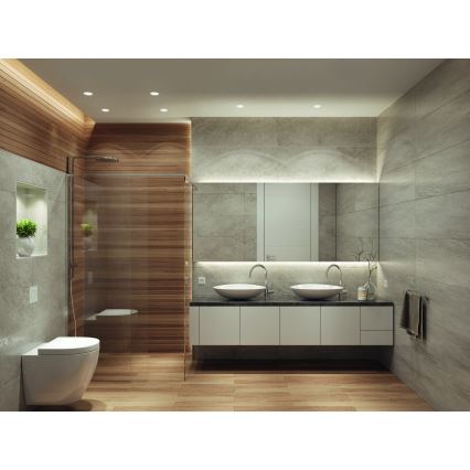 Osram - LED kupaonsko ugradno svjetlo SPOT 1xGU10/4,3W/230V 2700K CRI 90 Ø 8,5 cm IP65 bijela