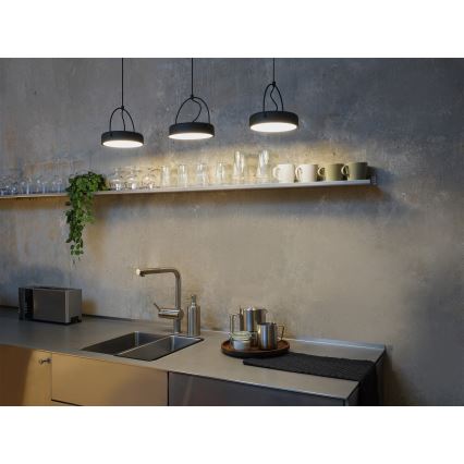 Osram - LED luster na kabelu DECOR PUCK 3xLED/12W/230V CRI 90 crna