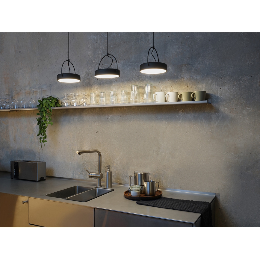 Osram - LED luster na kabelu DECOR PUCK 3xLED/12W/230V CRI 90 crna