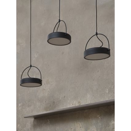 Osram - LED luster na kabelu DECOR PUCK 3xLED/12W/230V CRI 90 crna