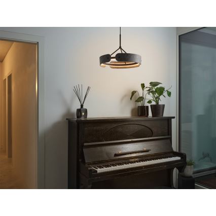 Osram - LED luster na sajli DECOR CURVE LED/33W/230V siva