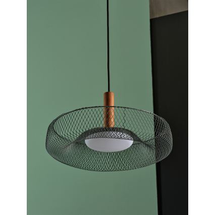 Osram - LED luster na sajli DECOR MESH LED/18,5W/230V prom. 40 cm crna/kaučukovo drvo