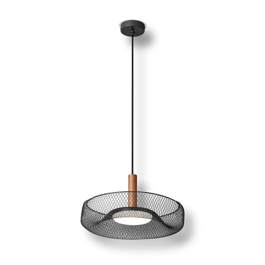Osram - LED luster na sajli DECOR MESH LED/18,5W/230V prom. 40 cm crna/kaučukovo drvo