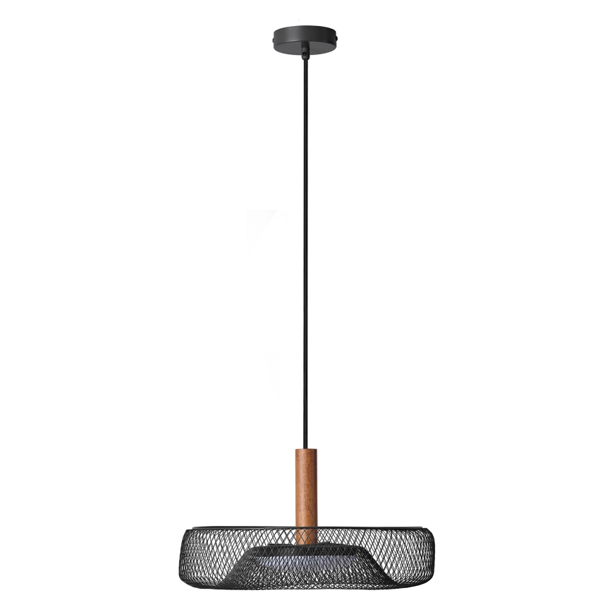 Osram - LED luster na sajli DECOR MESH LED/18,5W/230V prom. 40 cm crna/kaučukovo drvo
