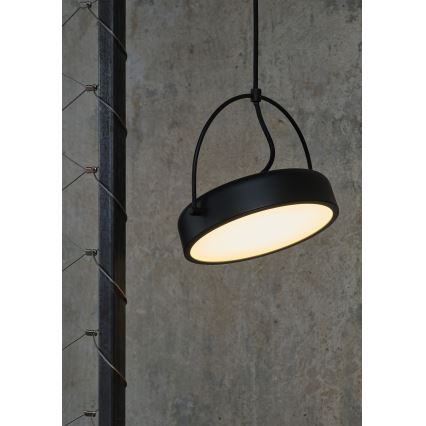 Osram - LED luster na sajli DECOR PUCK LED/12W/230V CRI 90 crna