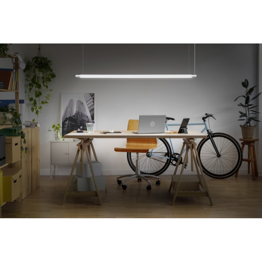 Osram - LED viseća svjetiljka na sajli s mogućnošću prigušivanja OFFICE LINE LED/40W/230V 4000K 120 cm bijela