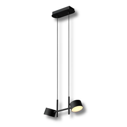 Osram - LED viseći luster na sajli DECOR KYOTO s mogućnošću prigušivanja 2xLED/10W/230V CRI 90 crna