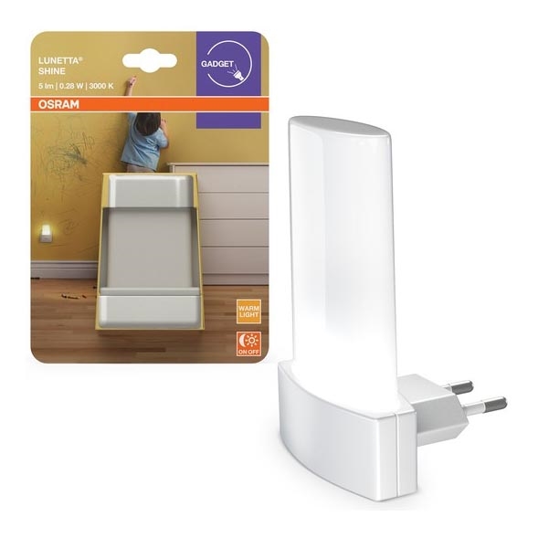 Osram - LED noćno svjetlo s senzorom LUNETTA LED/0,28W/230V 3000K