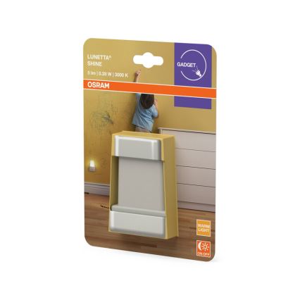 Osram - LED noćno svjetlo s senzorom LUNETTA LED/0,28W/230V 3000K