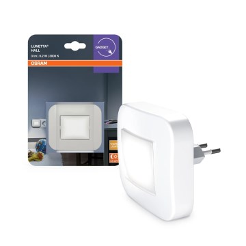 Osram - LED noćno svjetlo s senzorom sumraka LUNETTA LED/0,2W/230V