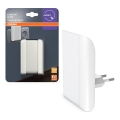 Osram - LED noćno svjetlo s senzorom sumraka LUNETTA LED/0,3W/230V