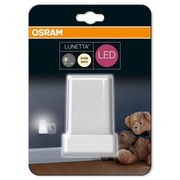 Osram - LED Noćno svjetlo sa senzorom LUNETTA LED/0,28W/230V