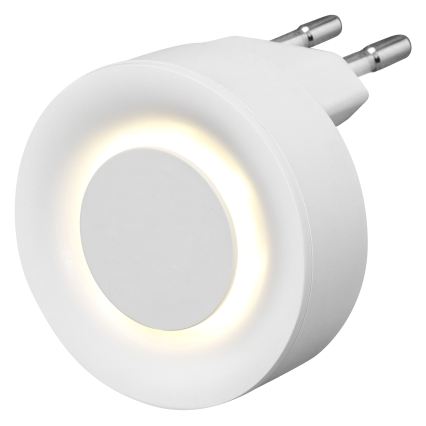 Osram - LED noćno svjetlo s senzorom pokreta i sumraka LUNETTA LED/0,31W/230V bijela