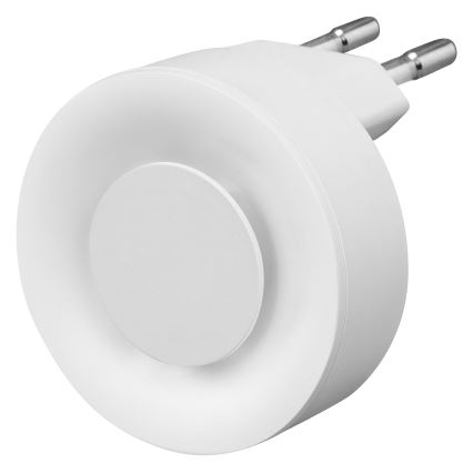 Osram - LED noćno svjetlo s senzorom pokreta i sumraka LUNETTA LED/0,31W/230V bijela