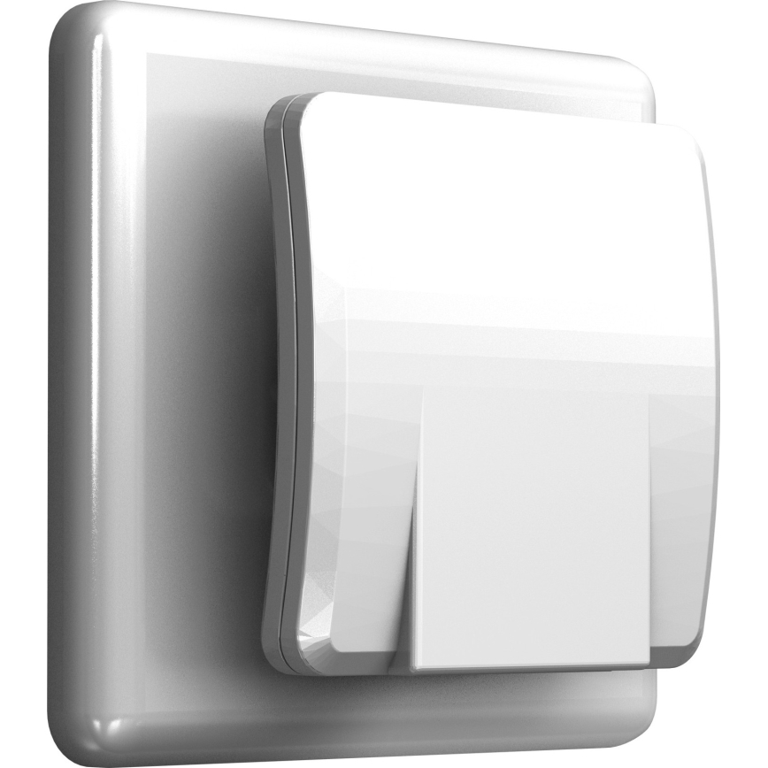 Osram - LED noćno svjetlo sa senzorom sumraka LUNETTA LED/0,3W/230V bijela