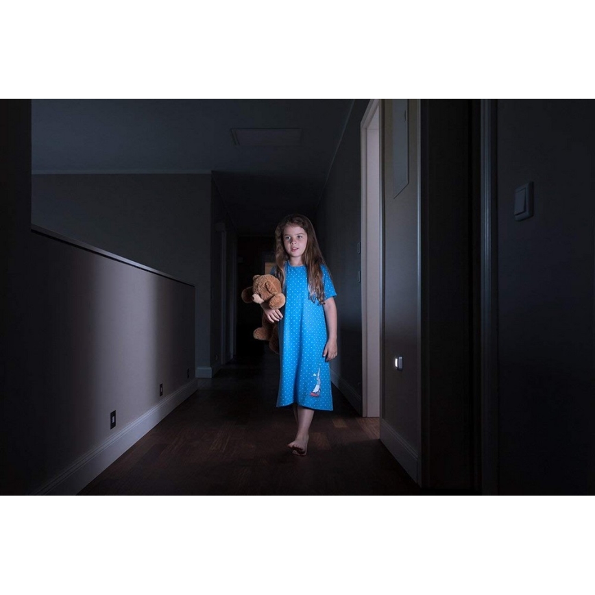 Osram - LED Orientacijska svjetiljka sa senzorom NIGHTLUX LED/0,25W/3xAAA IP54