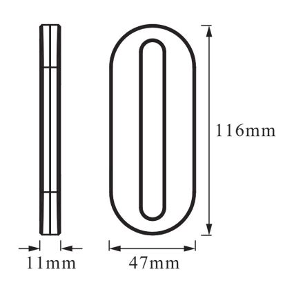 Osram - LED orijentacijsko svjetlo sa senzorom pokreta MOBILE LED/0,5W/3,7V 330 mAh CRI 90 bijela