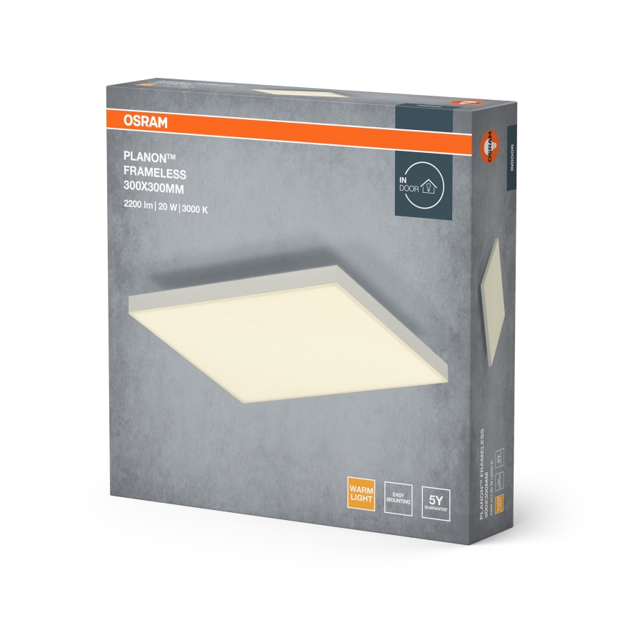 Osram - LED panel za površinsku montažu PLANON LED/20W/230V 3000K 30x30 cm bijela