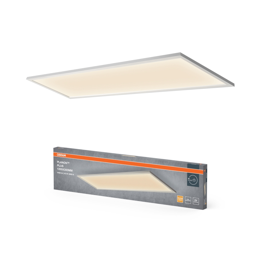 Osram - LED panel za površinsku montažu PLANON LED/40W/230V 3000K 30x120 cm bijela