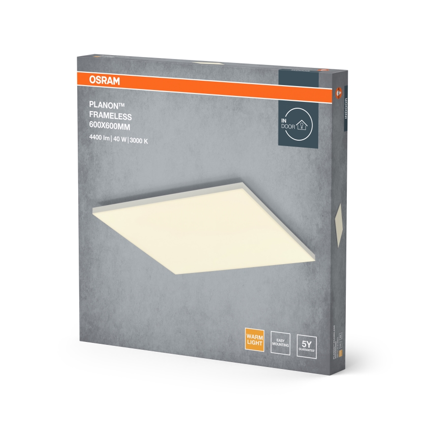 Osram - LED panel za površinsku montažu PLANON LED/40W/230V 3000K 60x60 cm bijela