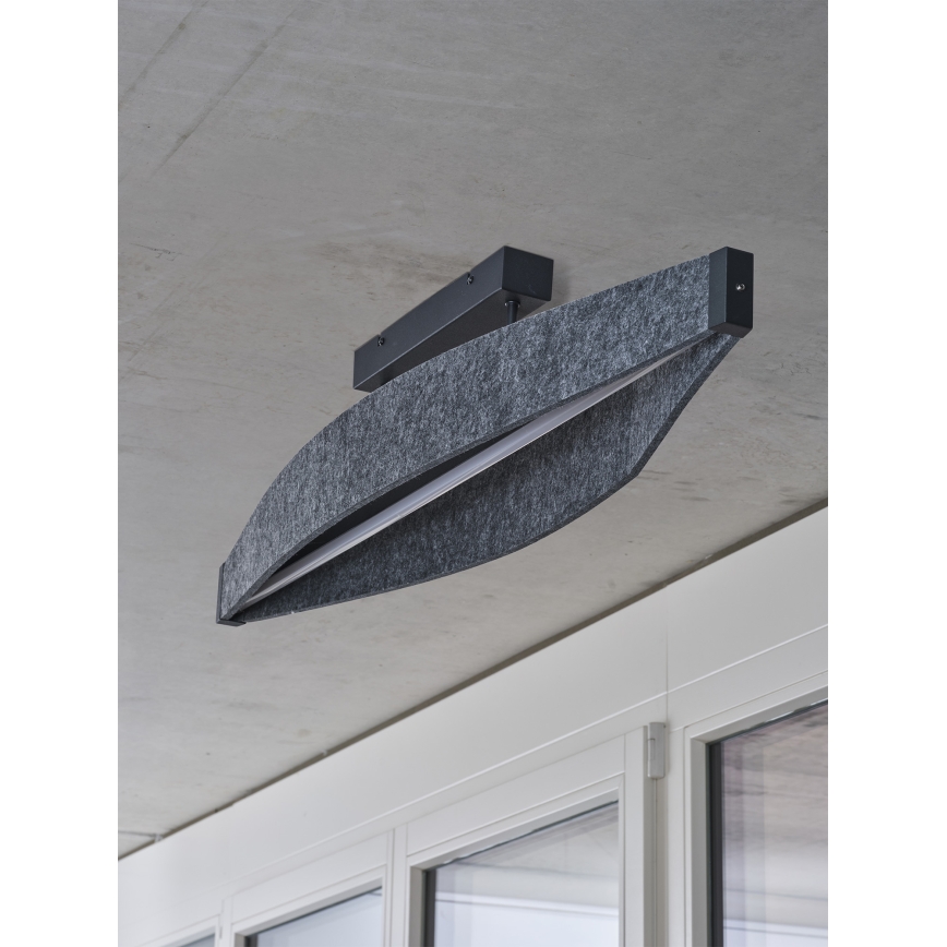 Osram - LED plafonski luster DECOR FLAT LED/23W/230V, siva