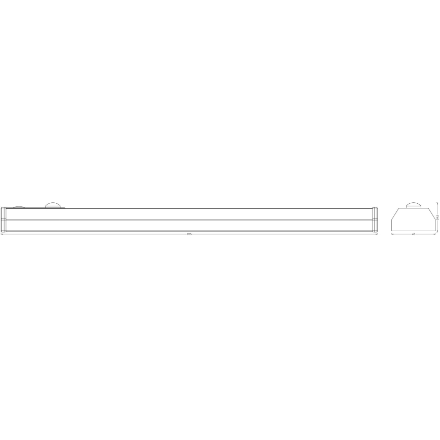 Osram - LED podpultna svjetiljka sa senzorom MOBILE LED/1W/3,7V 500 mAh 20 cm