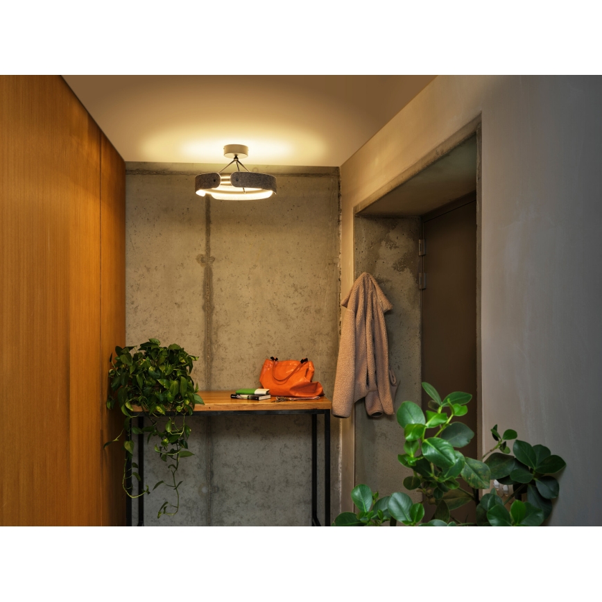 Osram - LED površinski stropni luster DECOR CURVE LED/33W/230V Ø 43 cm siva